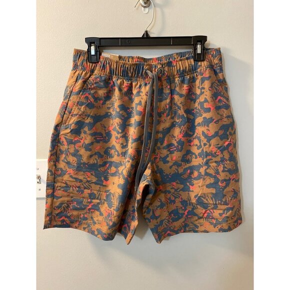 PrAna Metric E-Waist Zip Swim Trunks Large Fresca Camo 8” inseam 32” waist - Picture 2 of 5